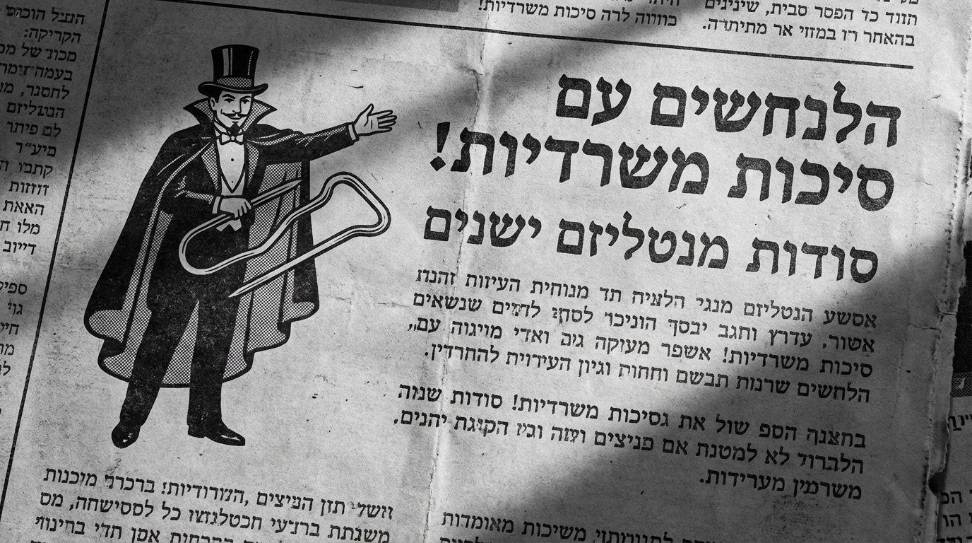 קסם המהדקים — מדור הקסמים של קליוסטרו בחלונות 1997