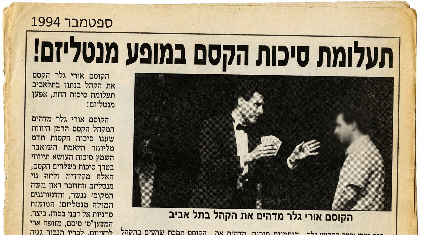 קסם המהדקים — מדור קליוסטרו בחלונות 1997