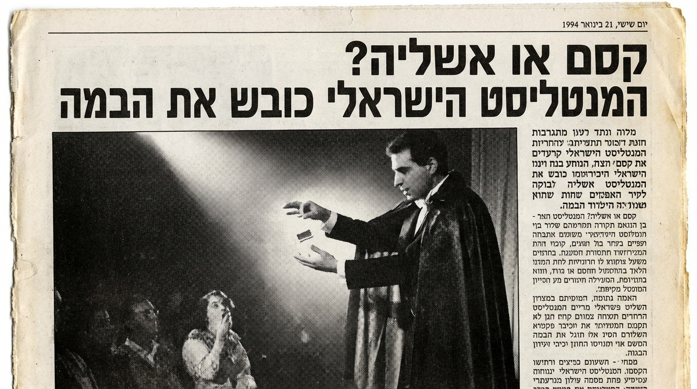 פסטיבל קסם אביב עם קליוסטרו — ירושלים 1996